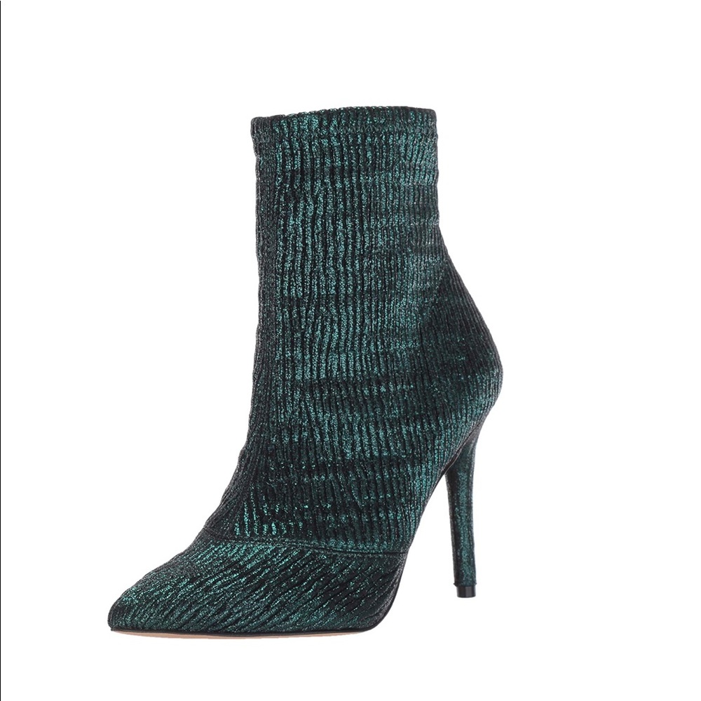 Jessica Simpson Metallic Green Bootie